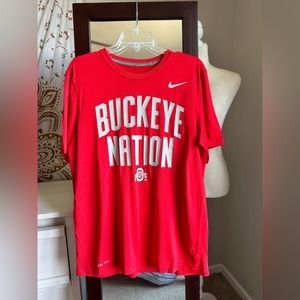 Ohio State “Buckeye Nation” Dri-Fit Nike Tee
